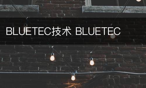 BLUETEC技术 BLUETEC