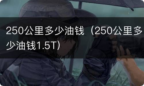 250公里多少油钱（250公里多少油钱1.5T）