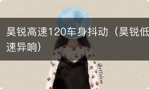 昊锐高速120车身抖动（昊锐低速异响）