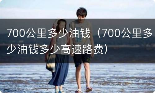 700公里多少油钱（700公里多少油钱多少高速路费）