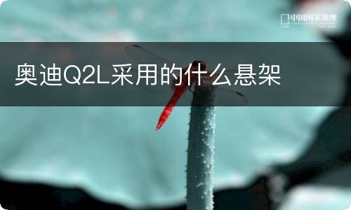 奥迪Q2L采用的什么悬架