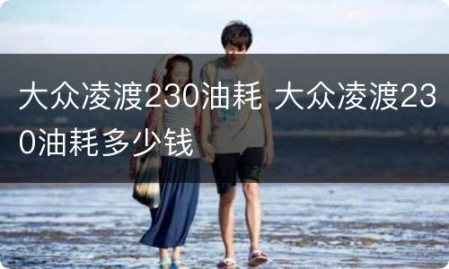 大众凌渡230油耗 大众凌渡230油耗多少钱