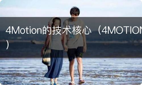 4Motion的技术核心（4MOTION）