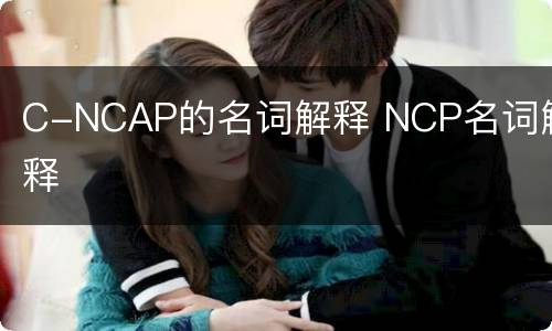 C-NCAP的名词解释 NCP名词解释