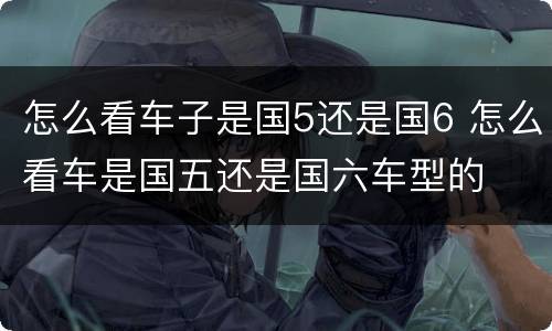 怎么看车子是国5还是国6 怎么看车是国五还是国六车型的