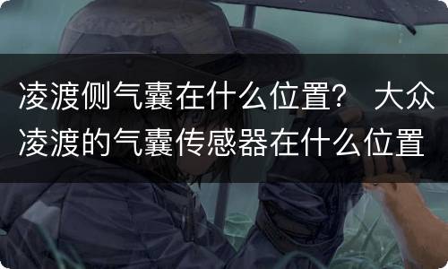 凌渡侧气囊在什么位置？ 大众凌渡的气囊传感器在什么位置