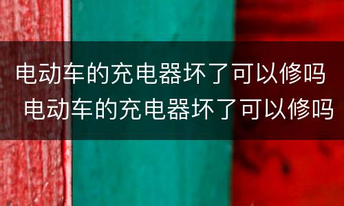 电动车的充电器坏了可以修吗 电动车的充电器坏了可以修吗多少钱