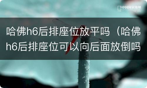 哈佛h6后排座位放平吗（哈佛h6后排座位可以向后面放倒吗?）