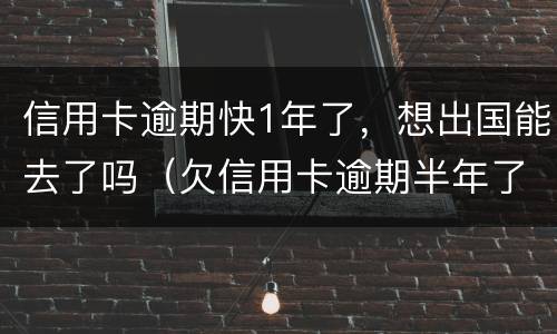 信用卡逾期快1年了，想出国能去了吗（欠信用卡逾期半年了,可以住酒店吗?）