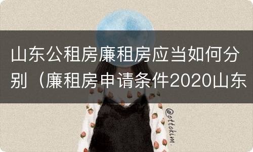 山东公租房廉租房应当如何分别（廉租房申请条件2020山东）