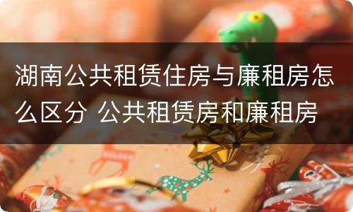 湖南公共租赁住房与廉租房怎么区分 公共租赁房和廉租房