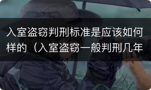 入室盗窃判刑标准是应该如何样的（入室盗窃一般判刑几年）