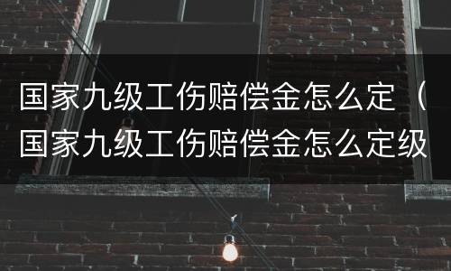 国家九级工伤赔偿金怎么定（国家九级工伤赔偿金怎么定级）