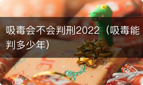 吸毒会不会判刑2022（吸毒能判多少年）