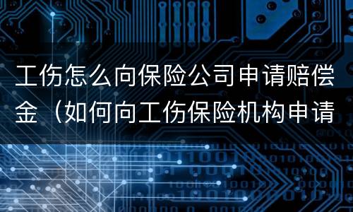 工伤怎么向保险公司申请赔偿金（如何向工伤保险机构申请赔偿）