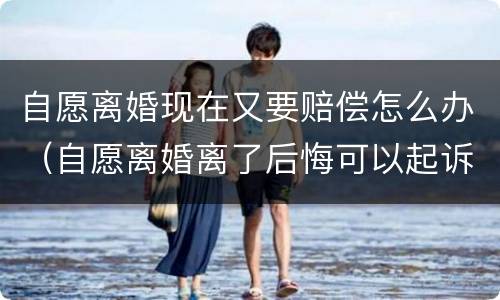 自愿离婚现在又要赔偿怎么办（自愿离婚离了后悔可以起诉吗）